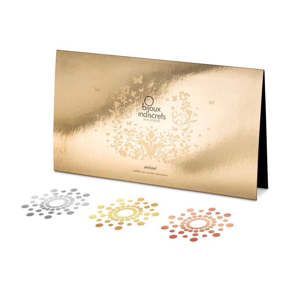 Bijoux Indiscrets Mimi Body Tattoos 6 pk. - Metallic [57707]