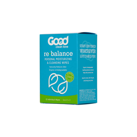 Good Clean Love Rebalance Cleansing Wipes 12 ct. [87016]