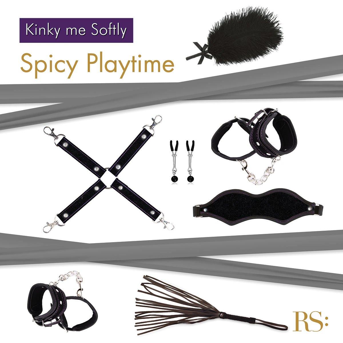 Rianne S Kinky Me Softly Black Bondage Kit [93308]