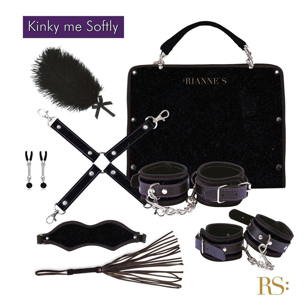 Rianne S Kinky Me Softly Black Bondage Kit [93308]