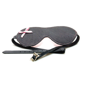 Sex Kitten Leather Buckle Blindfold [A00515]