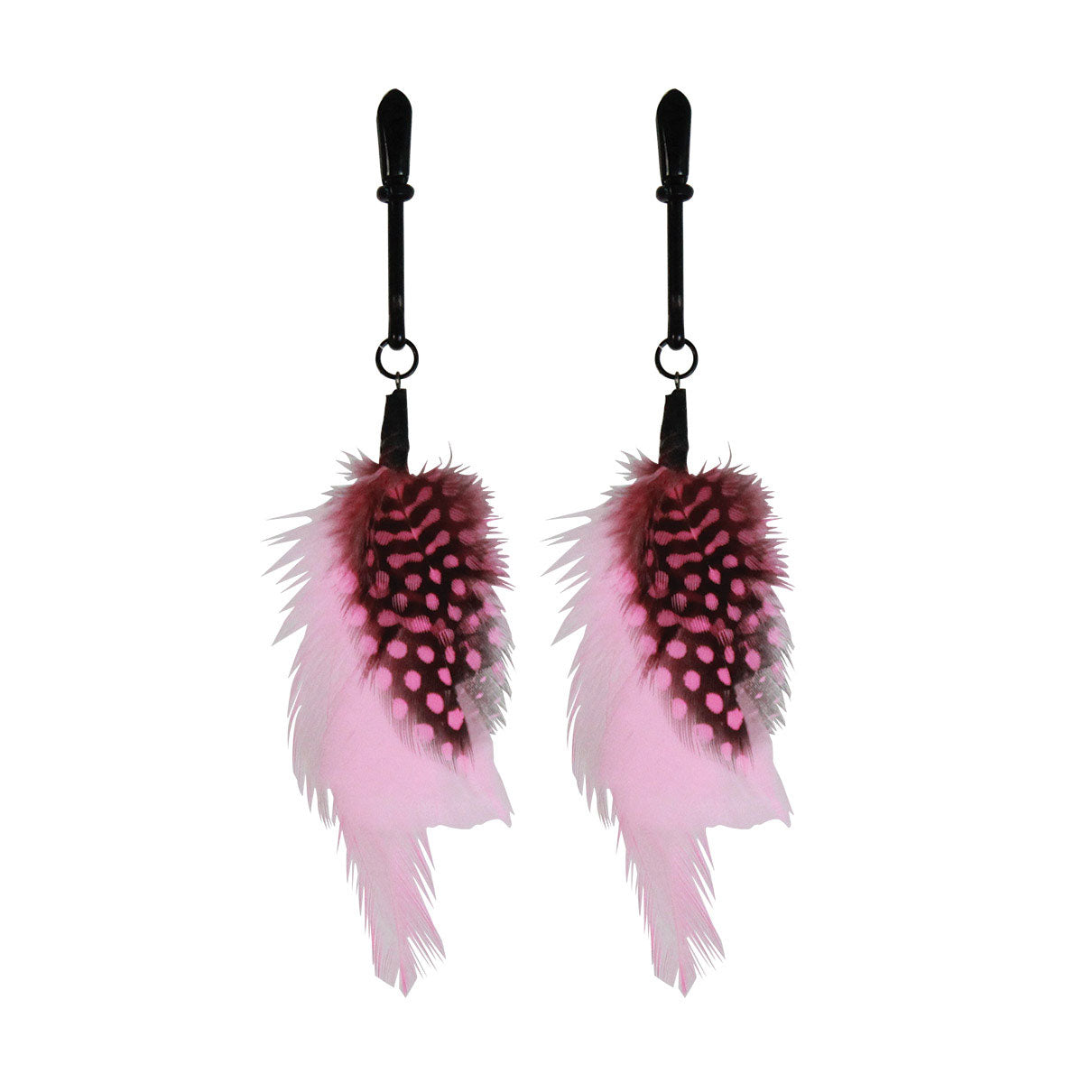 Sex Kitten Feather Clamps [A00556]