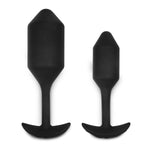 B-Vibe Snug Plug Vibrating Medium - Black [A01463]