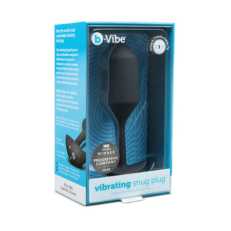B-Vibe Snug Plug Vibrating XL - Black [A01465]