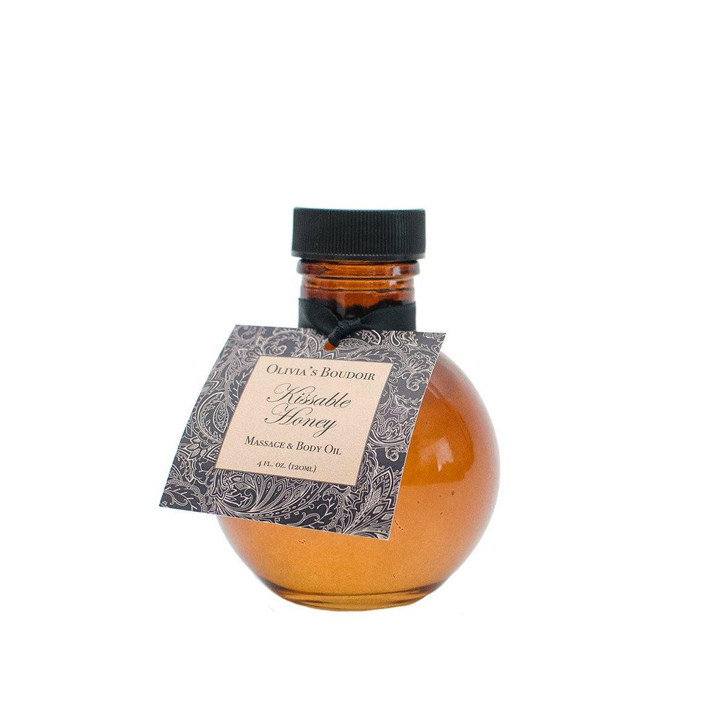 Olivia's Boudoir Kissable Oil 4oz. - Honey [A04708]